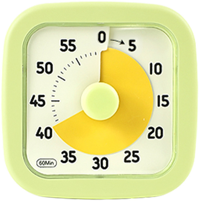 루아즈 아날로그 구글타이머, 1개, 아보카도 그린, 그린계열