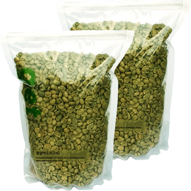 그린어쓰 엘살바도르 SHG 생두, 500g, 2개