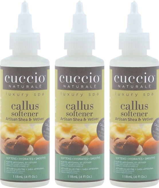 CUCCIO 古希歐 乳木果香根草足底柔軟劑, 4oz, 1瓶, 3瓶