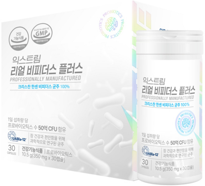 익스트림 리얼 비피더스 플러스 생유산균 10.5g, 1개, 30정