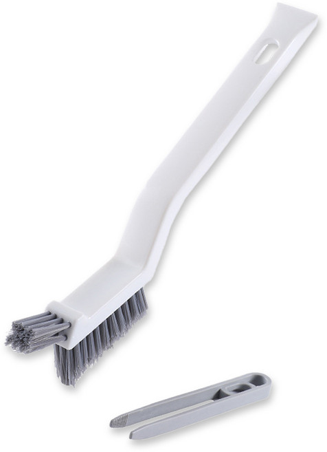 모던모어 틈새솔 욕실 창문 다용도 화장실 청소솔, 화이트, 1개
