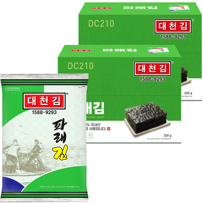 대천김 파래김, 440g, 1개