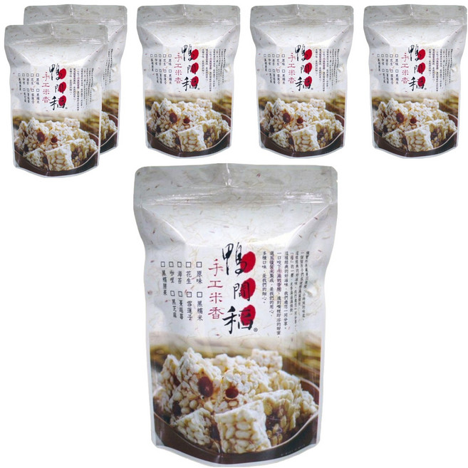 鴨間稻 手工米香 海苔, 120g, 6包