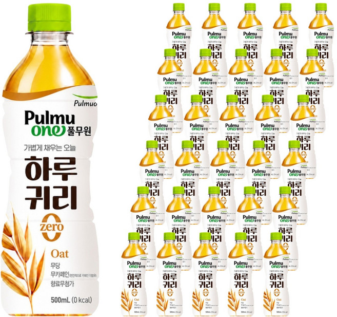 풀무원샘물 하루귀리 곡물차, 500ml, 40개