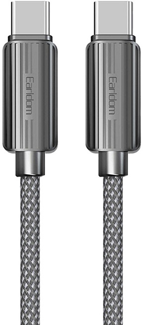 Earldom 藝鬥士 PD充電線 Type-C to Type-C, 3m, 黑色, 1條