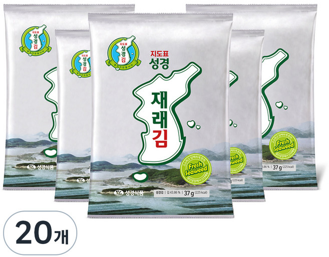 지도표성경 재래 전장김, 37g, 20개