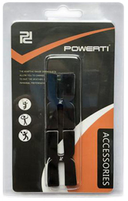 미니맥시 테니스라켓 스트링 헤드 파워업 홀더, 블랙, 6개