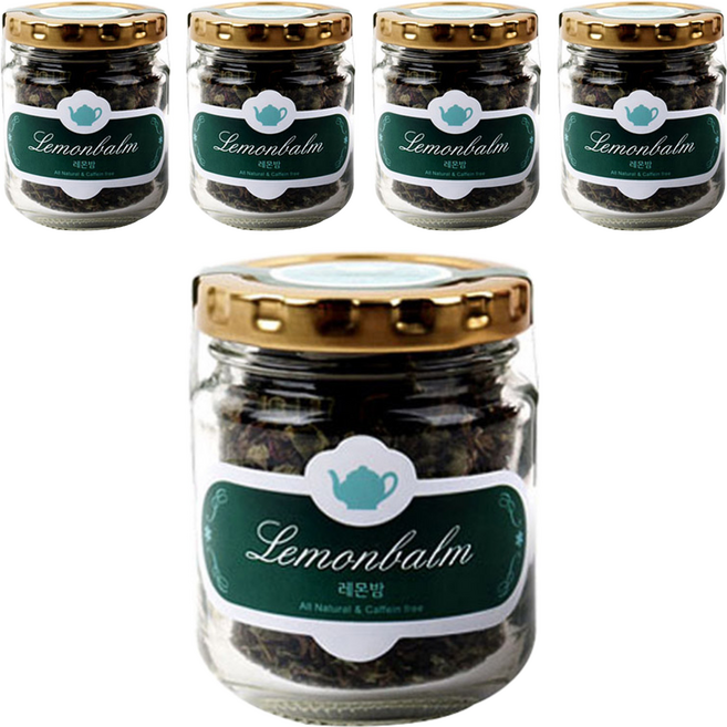 아름드레 유리병 레몬밤, 12g, 1개입, 5개