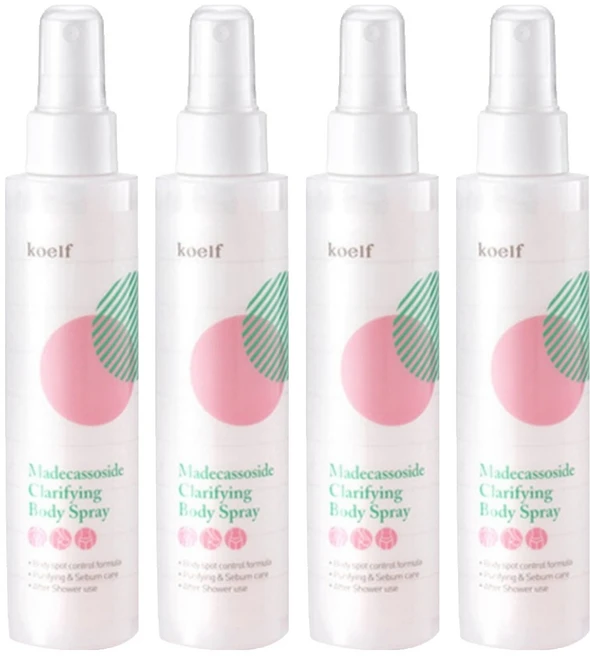 코엘프 마데카소사이드 클래리파잉 바디스프레이, 4개, 150ml - 쿠팡