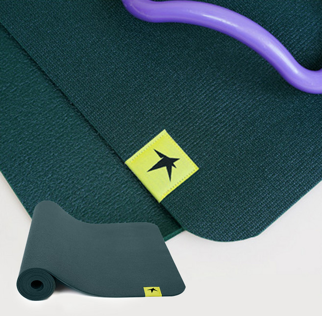 트라택 프리미엄 PER 요가매트 + 휴대용 스트랩, 미드나잇 그린, 1개