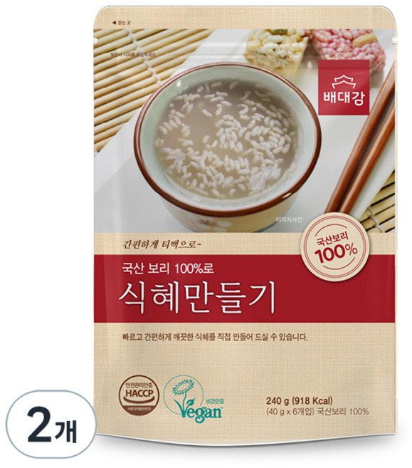 배대감 국산 식헤만들기, 240g, 2개