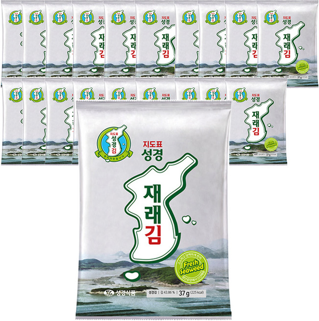 지도표성경 재래 전장김, 37g, 20개