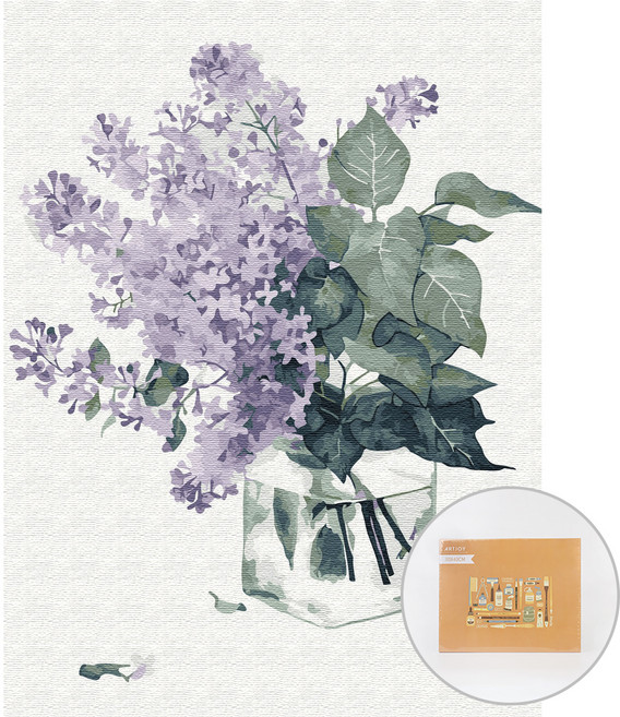 아트조이 DIY 명화그리기 30 x 40 cm, 라일락 향기, 1개