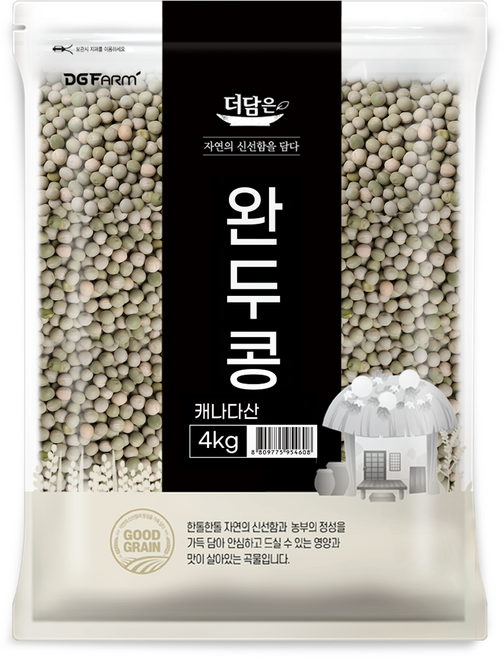 더담은 완두콩, 4kg, 1개