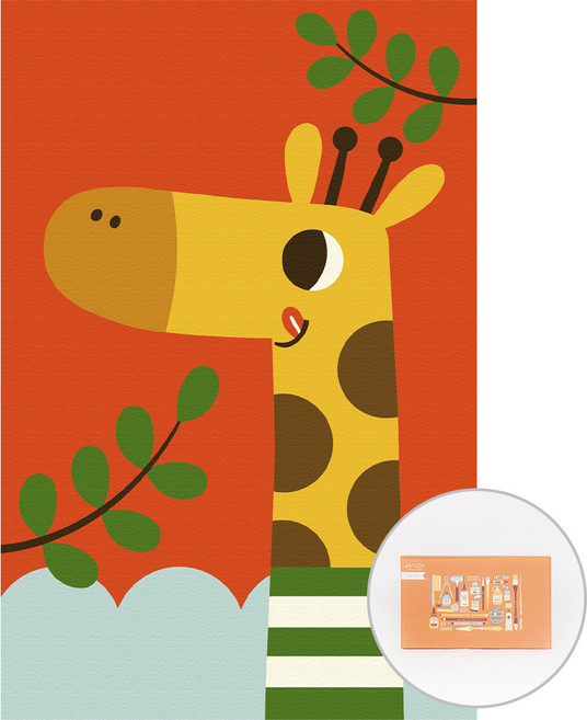 아트조이 DIY 명화그리기 10 x 15 cm, 아기 기린 폴, 1개