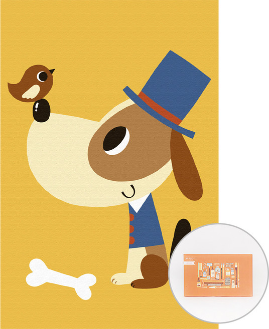 아트조이 DIY 명화그리기 10 x 15 cm, 강아지 찰스, 1개