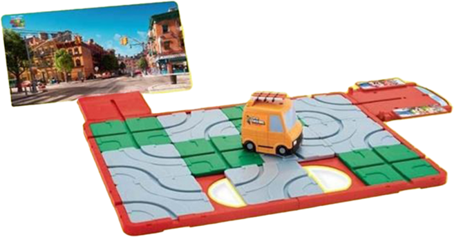 EpochGames 瑪利歐拼圖軌道車遊戲組, 1組