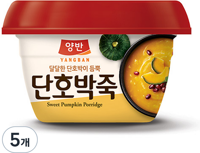 양반 단호박죽, 285g, 5개