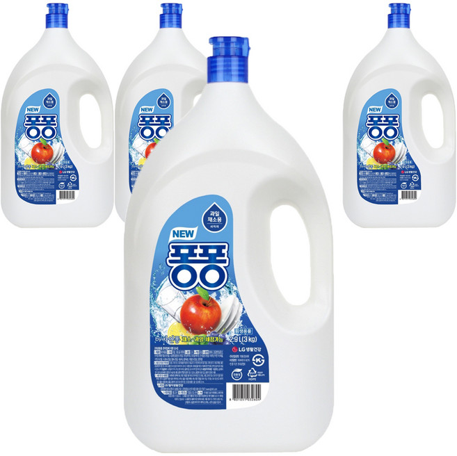 퐁퐁 주방세제, 2.9L, 4개