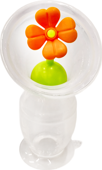 haakaa 第二代小花集乳瓶 100ml 2個, 橘色, 1組