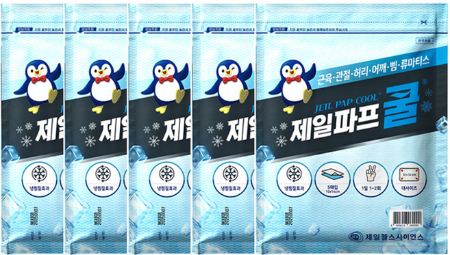 제일파프 쿨 파스, 5매입, 5개