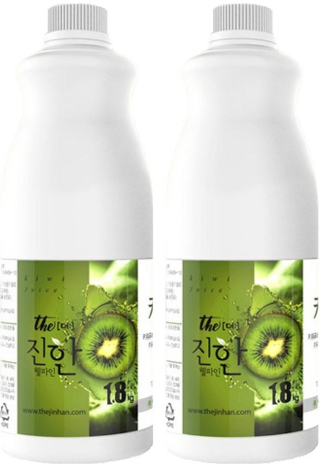 웰파인 더진한 키위 농축액, 1.8kg, 2개