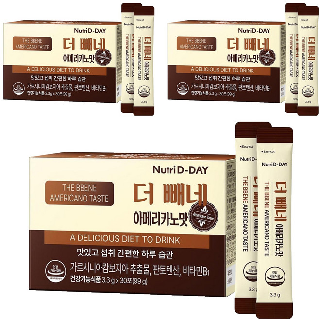 Nutri D-DAY The Bbane 美式咖啡風味, 99g, 3個