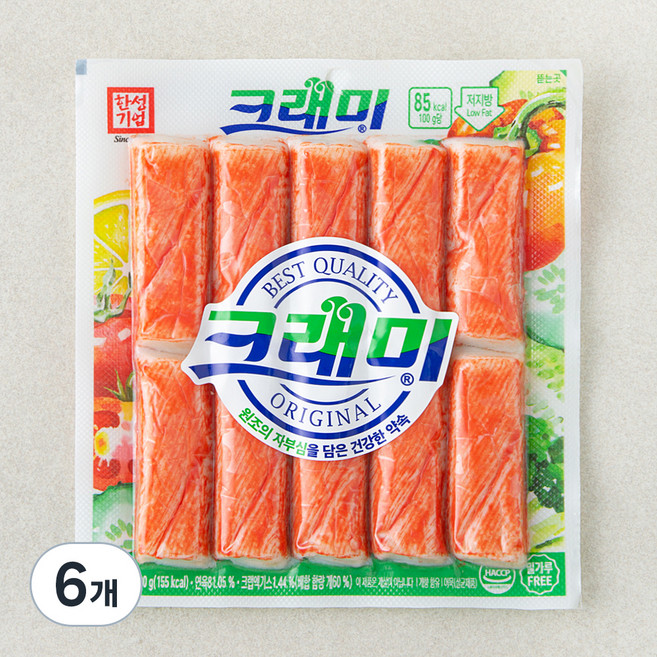 한성기업 크래미, 180g, 6개