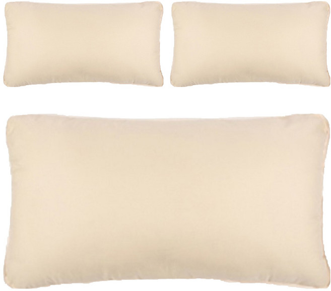 홈랩 릴렉스 필로우 기절베개, 베이지 + 아이보리, 3개