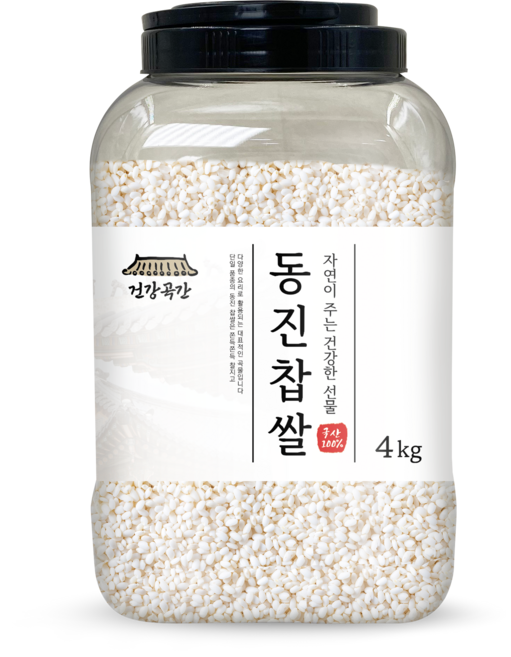 건강곡간 동진 찹쌀, 4kg, 1개