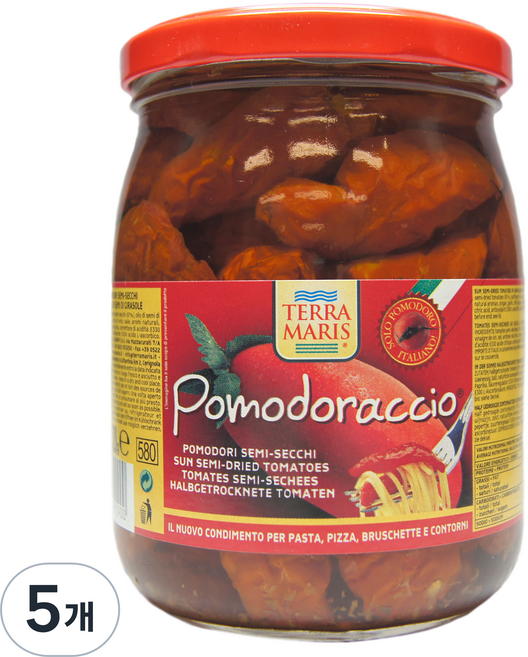 테라마리스 선 드라이 토마토, 529g, 5개