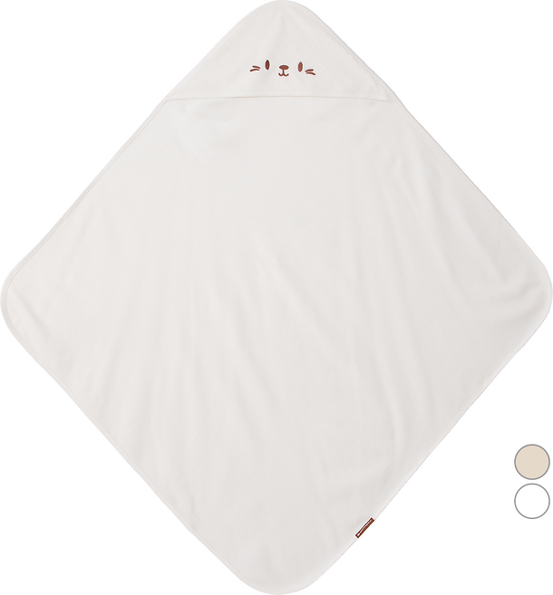 점핑칙피 유아동 무형광 후드 비치 샤워 타월