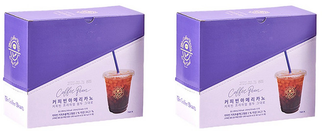 커피빈 아메리카노 파우치 커피, 230ml, 20개