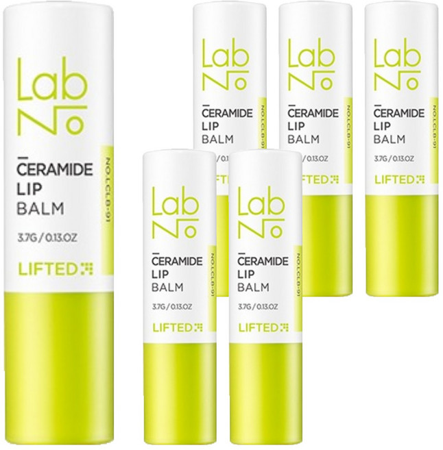 랩노 리프티드 세라마이드 립밤, 3.7g, 6개