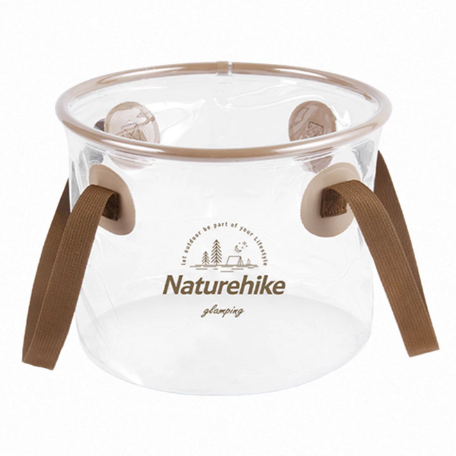 Naturehike 挪客 凌沃便攜可折疊PVC水桶 SJ040 10L, 透明色, 1個