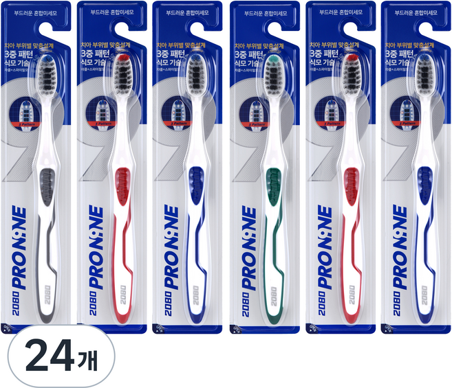 2080 프로나인 칫솔, 1개입, 24개