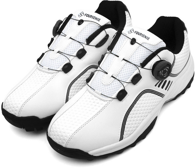 FOURSENSE 男款防水高爾夫球鞋 R-1612E