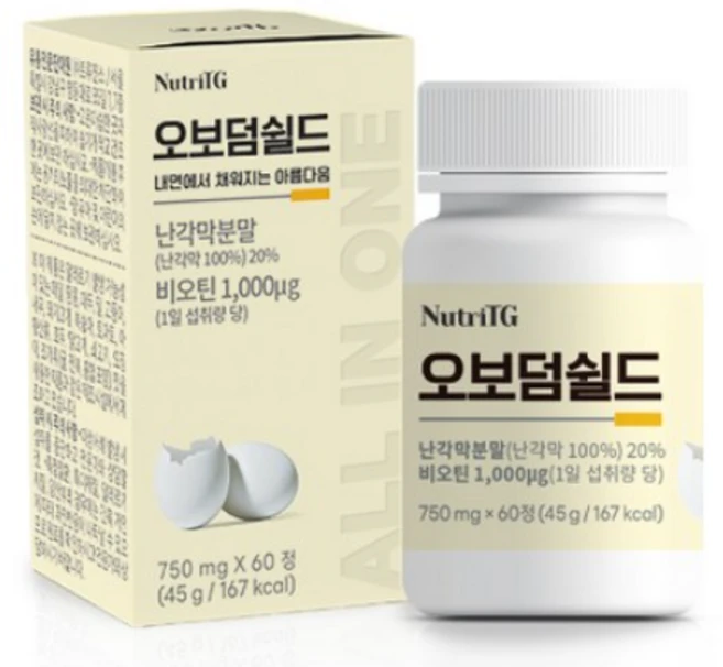 뉴트리티지 오보덤쉴드 45g, 60정, 1개 - 쿠팡