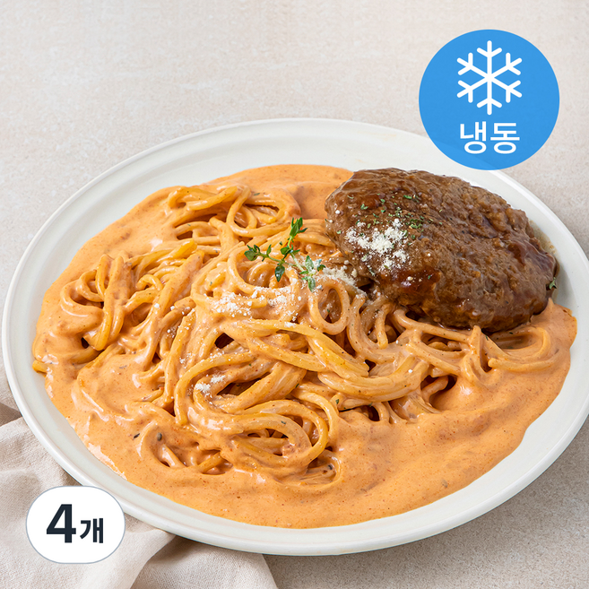 아내의쉐프 자동요리 함박 투움바 파스타 (냉동), 410g, 4개