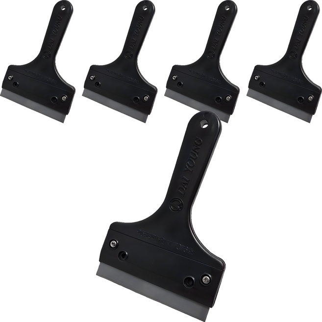 월드크린 스크레퍼 흑칼집 + 칼날 33mm x 20p 세트, 5세트