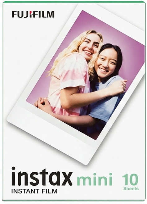 FUJIFILM 富士 instax 白邊底片 公司貨 86 x 54mm 10個, 1盒