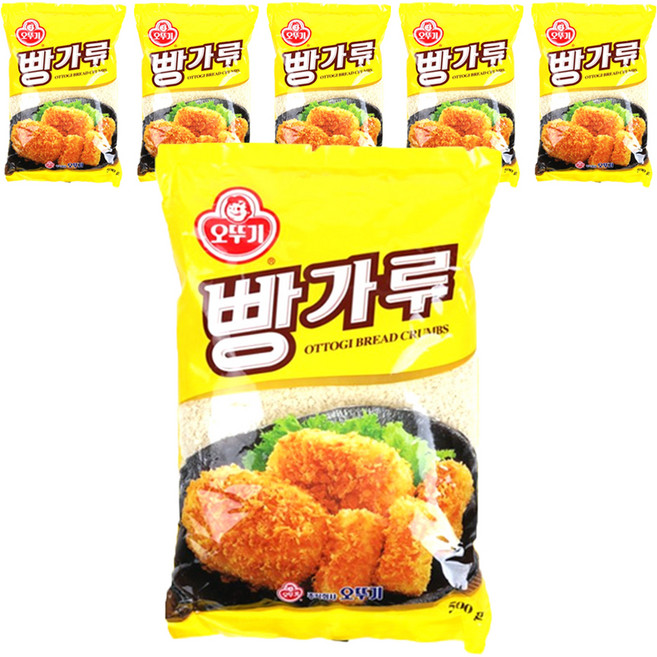 오뚜기 빵가루, 500g, 6개