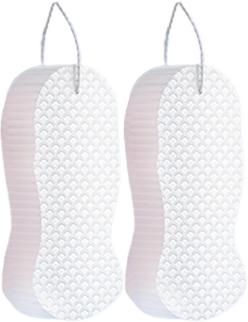 원이네 소프트 클렌징 때밀이 스펀지, 화이트, 1개입, 2개