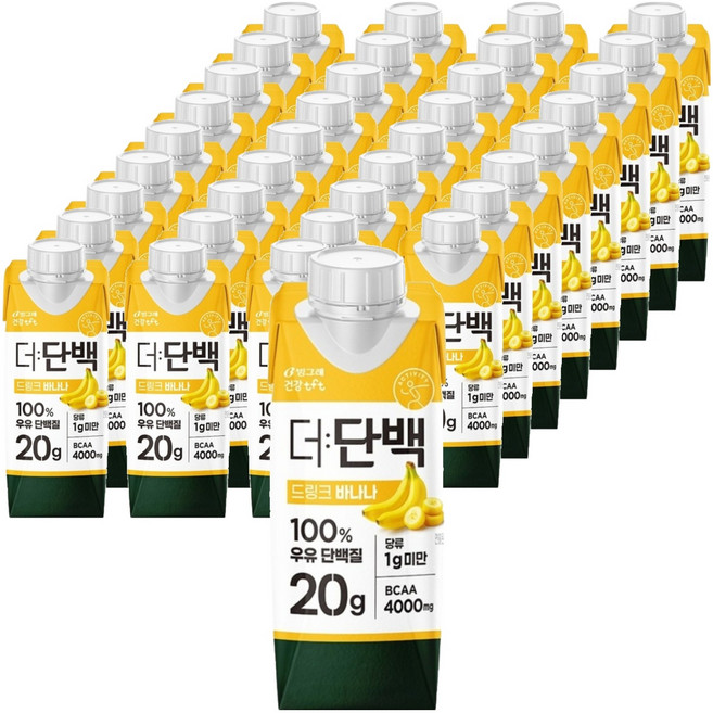 더단백 드링크 바나나, 250ml, 36개