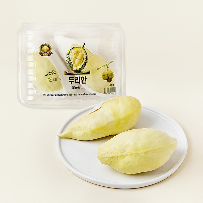 태국산 바로먹는 생 두리안, 300g, 1개