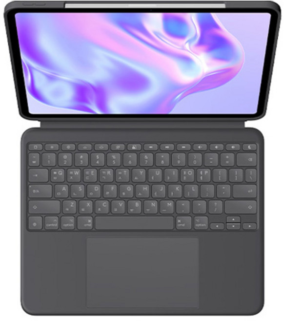 logitech 羅技 Combo Touch 鍵盤保護套, 1個, 石墨色