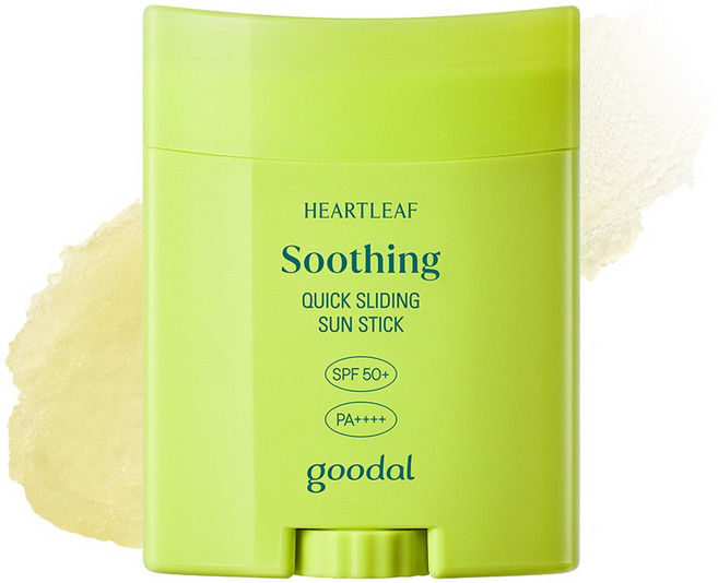 goodal 魚腥草鎮靜速滑防曬棒 SPF 50+ PA++++, 1個, 22g
