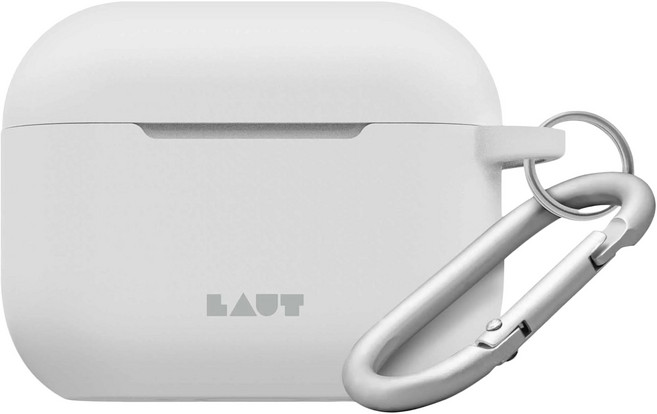 LAUT 萊德 矽膠防塵保護殼, 灰色, 1個, AirPods Pro 3