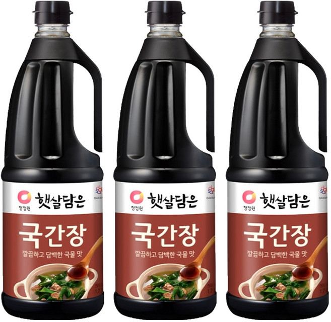 햇살담은 국간장, 1.7L, 3개