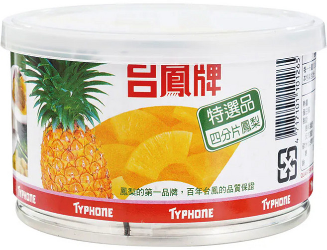 台鳳牌 四分片鳳梨, 227g, 1罐